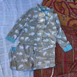 Munki Munki Polar Bear PJ Set